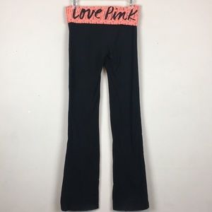 Pink Yoga Victoria’s Secret Yoga Pants Black XS